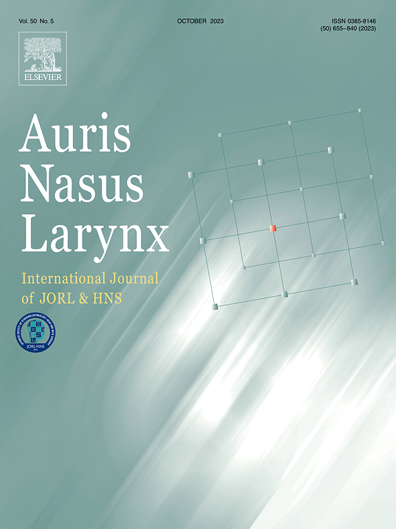 Go to journal home page - Auris Nasus Larynx